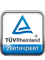 TÜV Rheinland zertifiziert